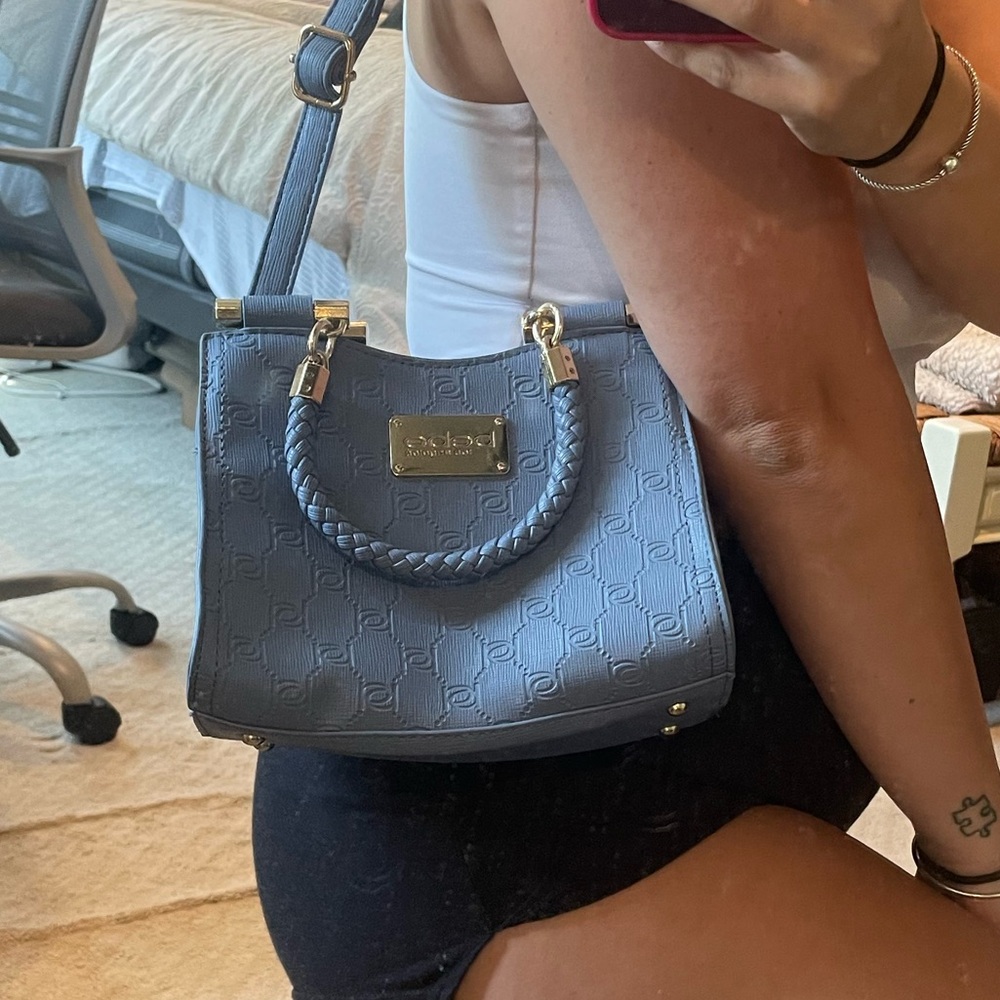 Bebe Sky Blue Shoulder Bag - Picture 4 of 5